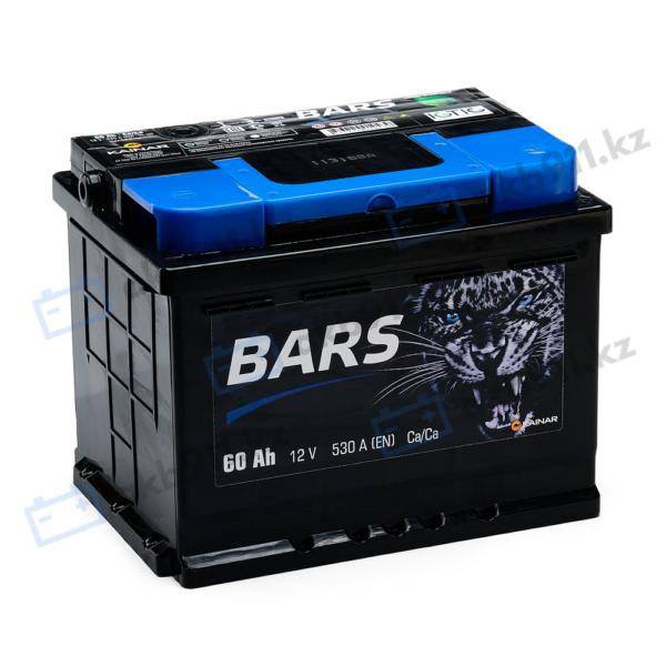 Автомобильный аккумулятор BARS (Барс) 6СТ-60 АПЗ 60Ah c доставкой