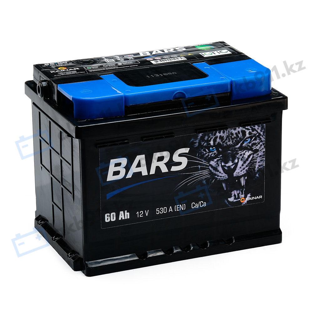 Автомобильный аккумулятор BARS (Барс) 6СТ-60 АПЗ 60Ah