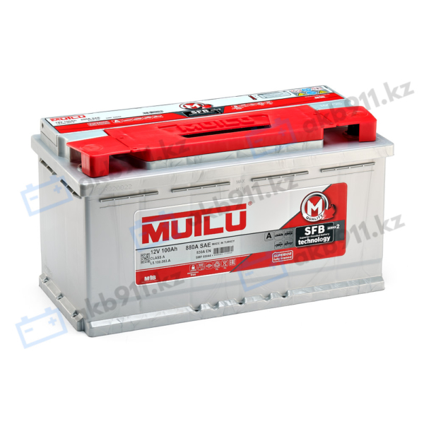 Автомобильный аккумулятор MUTLU (Мутлу) 100Ah L5.100.083.B с доставкой