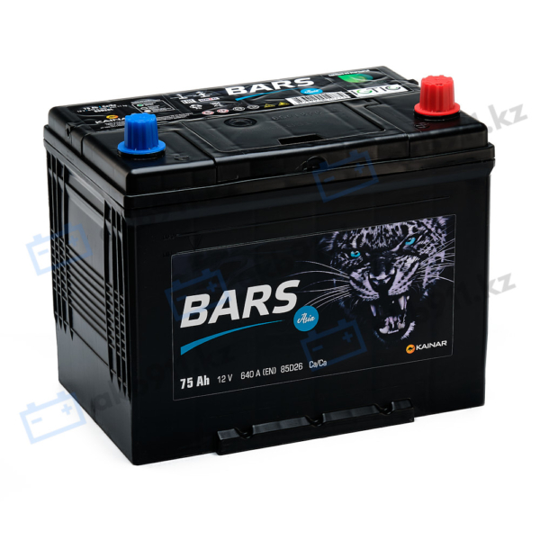 Автомобильный аккумулятор BARS (Барс) ASIA 6СТ-75 АПЗ 75Ah c доставкой