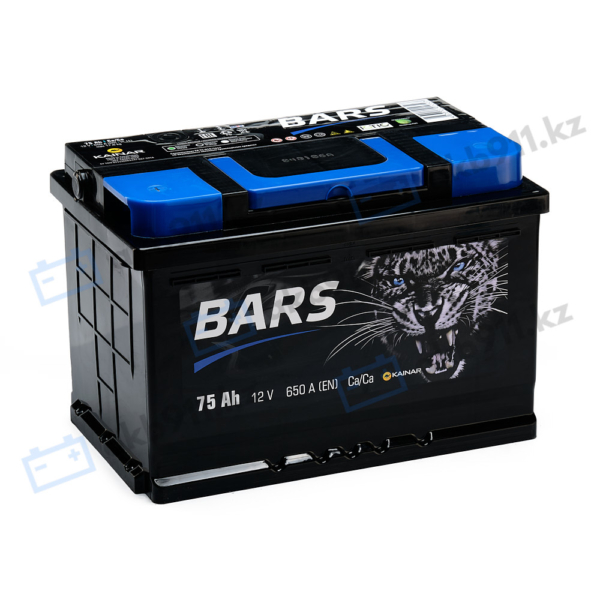 Автомобильный аккумулятор BARS (Барс) 6СТ-75 АПЗ 75Ah  c доставкой