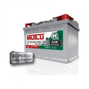Автомобильный аккумулятор MUTLU (Mутлу) 70 Ah AGM.L3.70.076.A