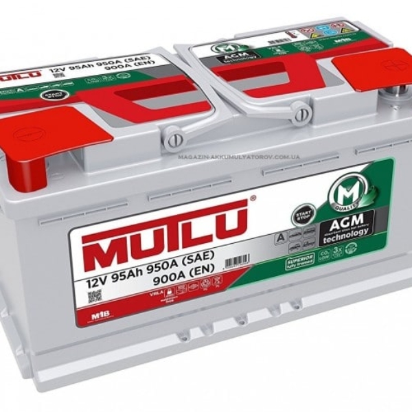Автомобильный аккумулятор MUTLU (Mутлу) 95 Ah AGM.L5.95.090.A с доставкой