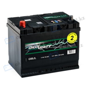 Автомобильный аккумулятор GIGAWATT (Гигаватт) 68 Ah 568405 G68JL