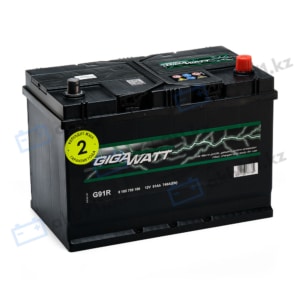 Автомобильный аккумулятор GIGAWATT (Гигаватт) 91 Ah 591400 G91R