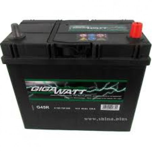 Автомобильный аккумулятор GIGAWATT (Гигаватт) 45 Ah 545155 G45R