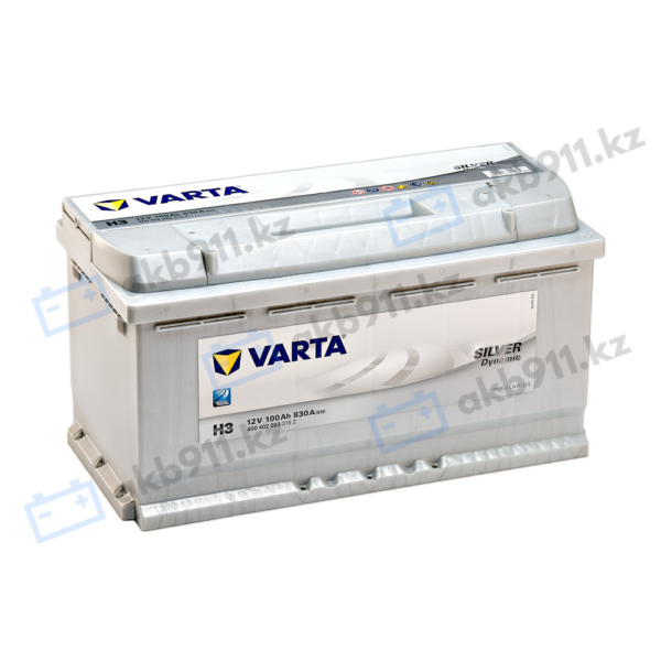Автомобильный аккумулятор VARTA (Варта) H3 SILVER DYNAMIC 100Ah 60002-07 с доставкой