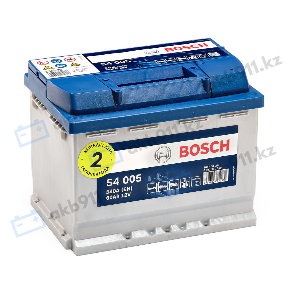 Автомобильный аккумуляторBOSCH (Бош) S4 005 60Ah 560408 с доставкой