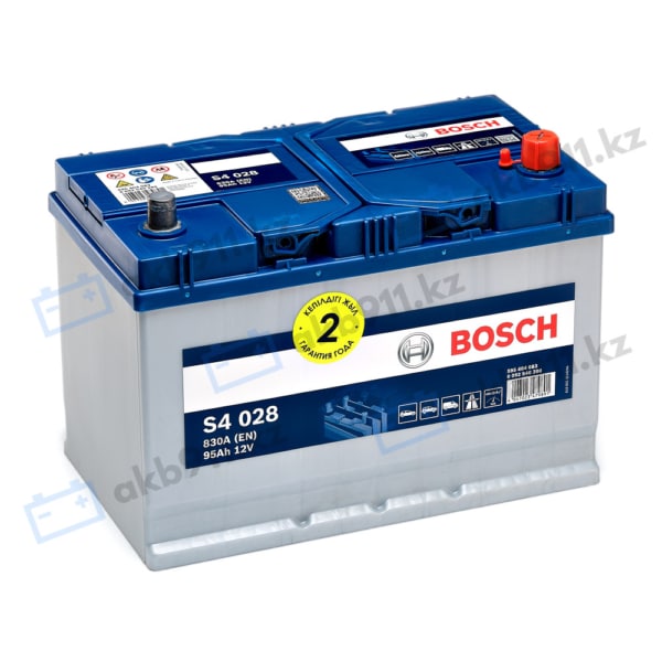 Автомобильный аккумулятор BOSCH (Бош) S4 028 95Ah 595404 с доставкой