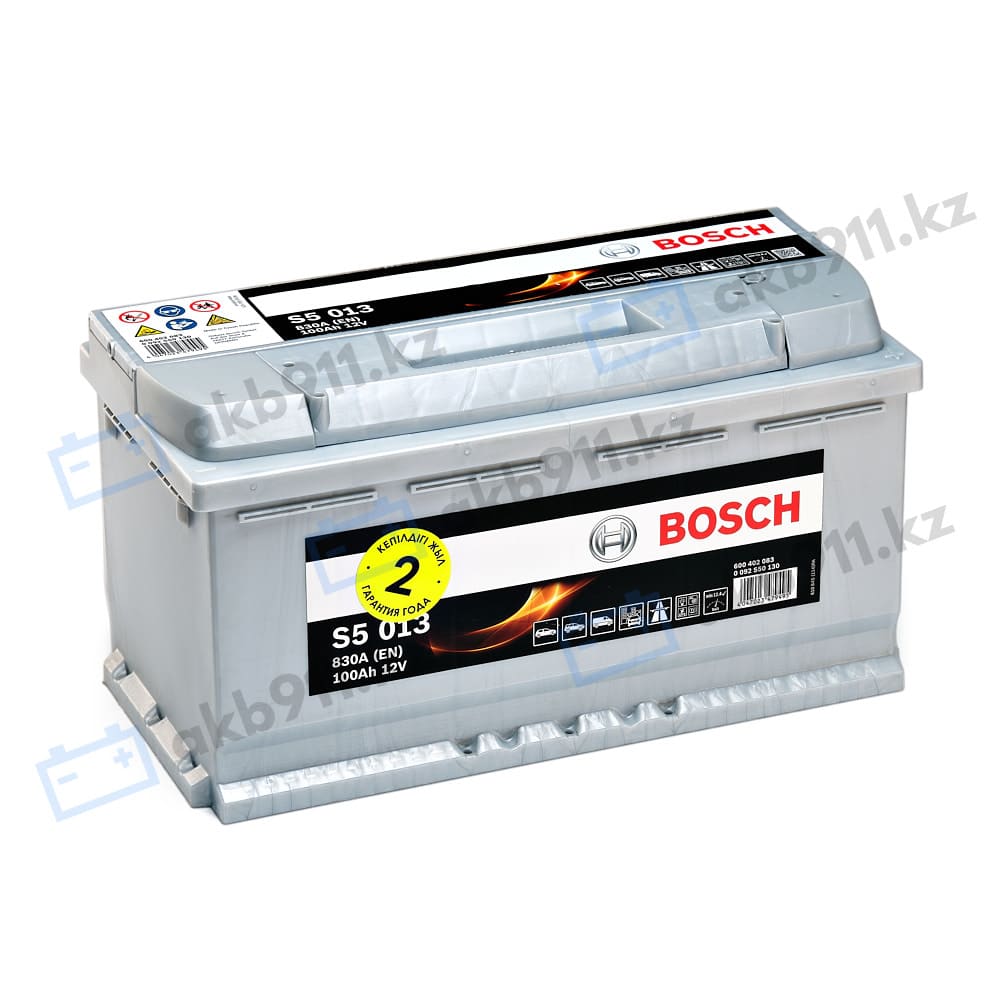 Автомобильный аккумулятор BOSCH (Бош) S5 013 100Ah 600402 с доставкой